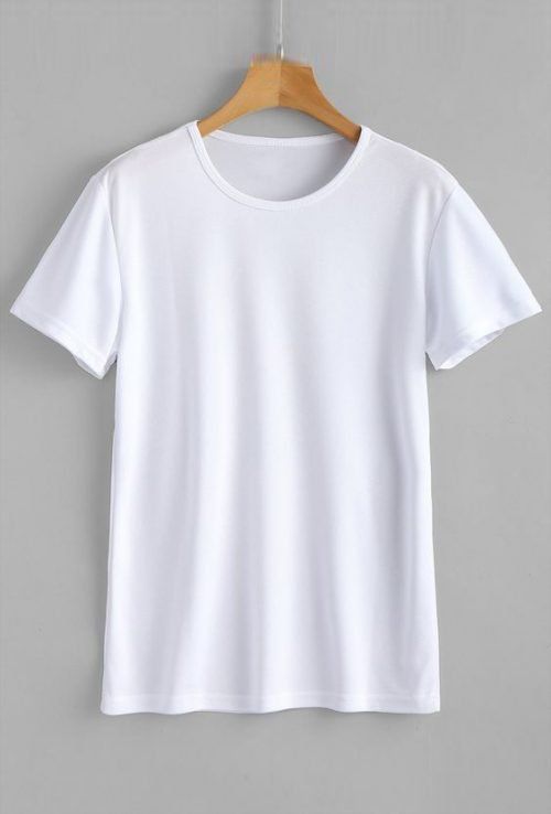 Plain Tshirt Round Neck